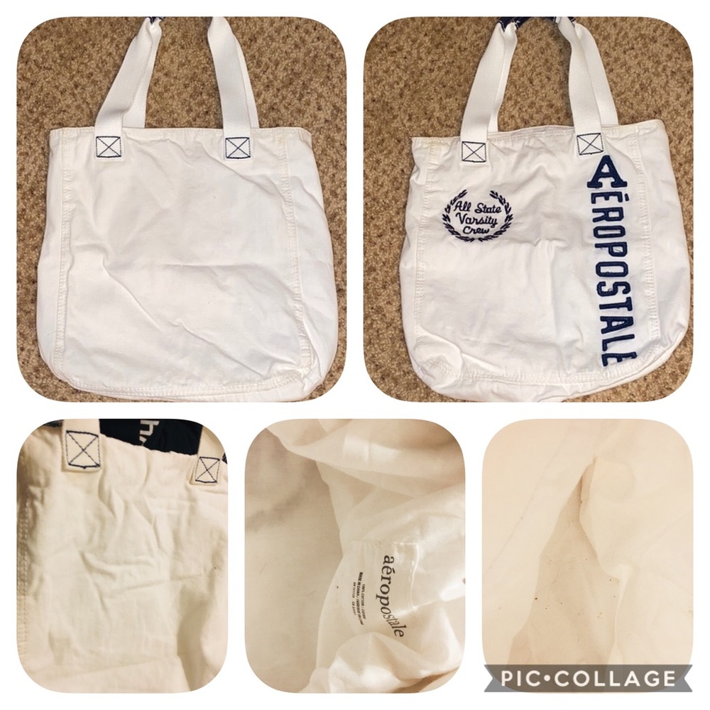 White Aeropostale bag